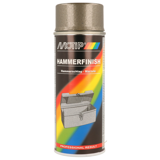 MoTip Hammerschlag-Spray 400 ml 04014 grau